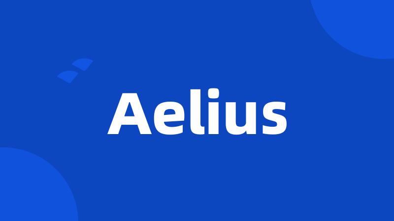 Aelius