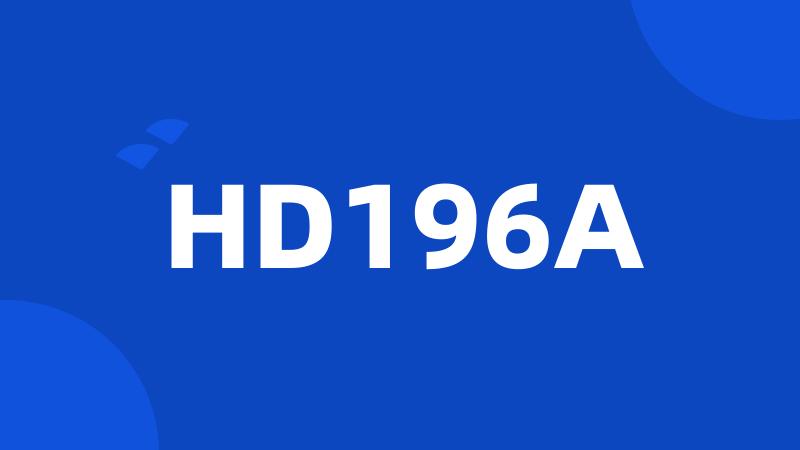 HD196A