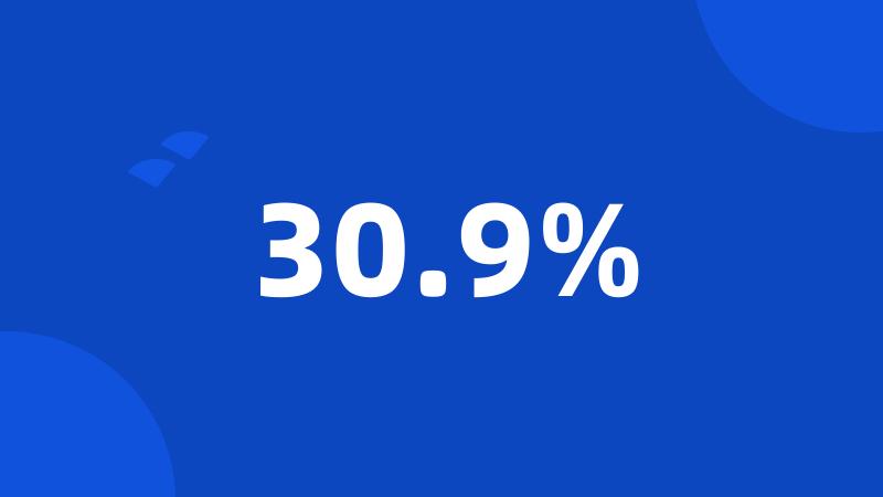 30.9%