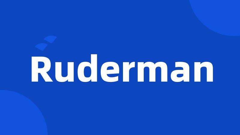 Ruderman