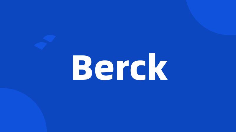 Berck