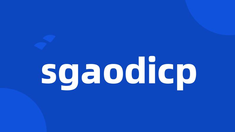 sgaodicp