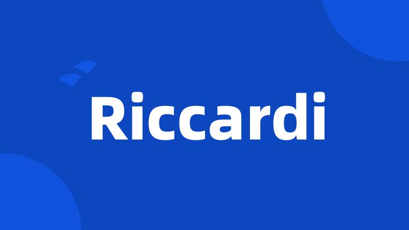 Riccardi