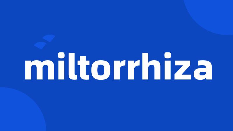 miltorrhiza