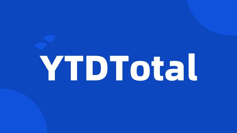 YTDTotal