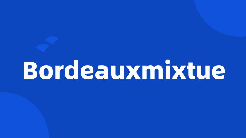 Bordeauxmixtue