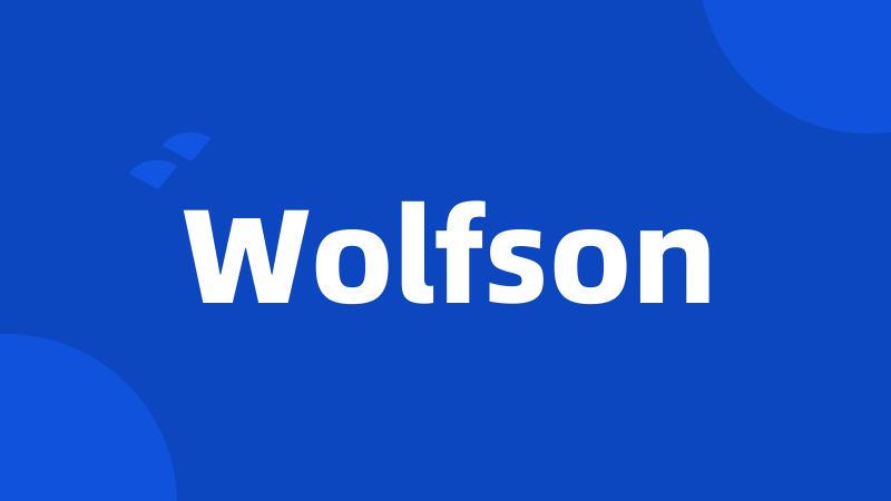 Wolfson