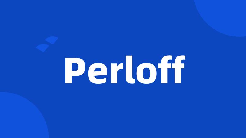 Perloff