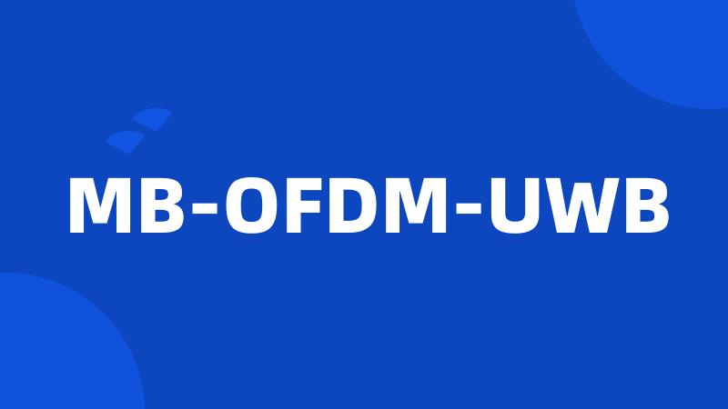 MB-OFDM-UWB