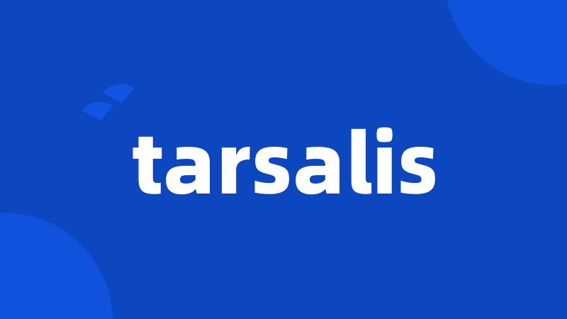 tarsalis