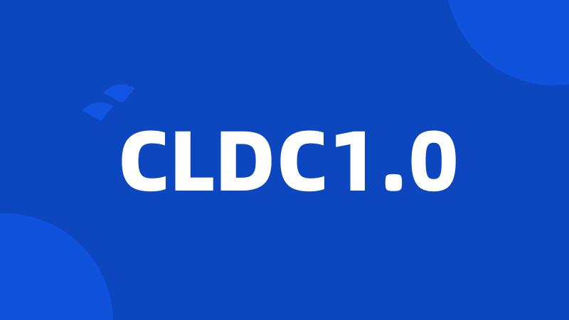 CLDC1.0