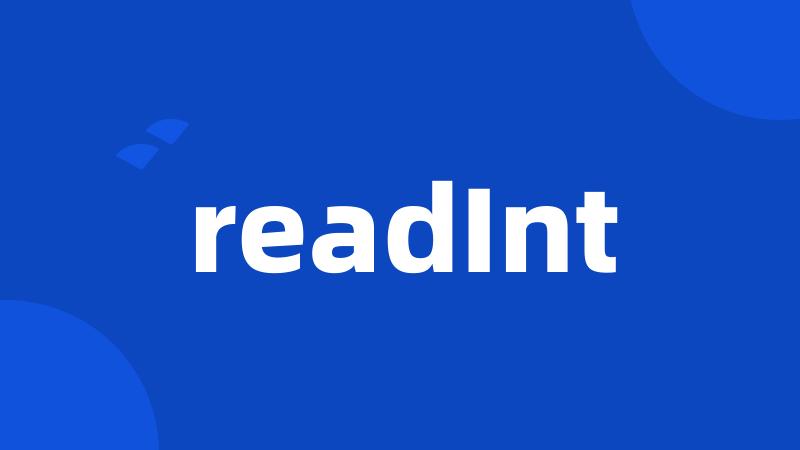 readInt