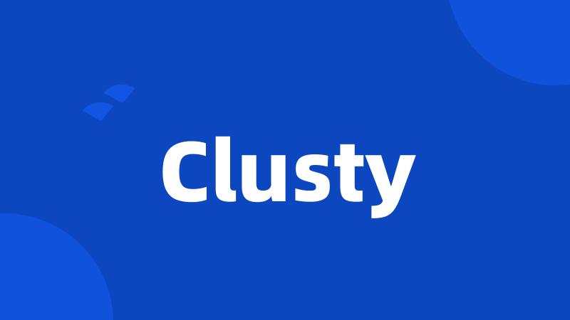 Clusty