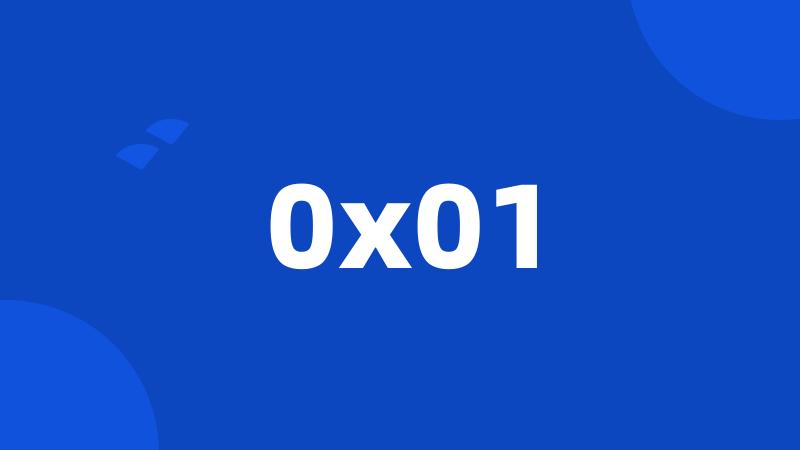 0x01