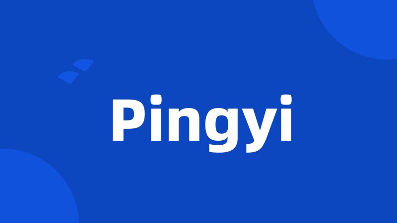 Pingyi