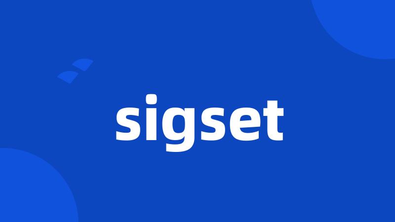 sigset