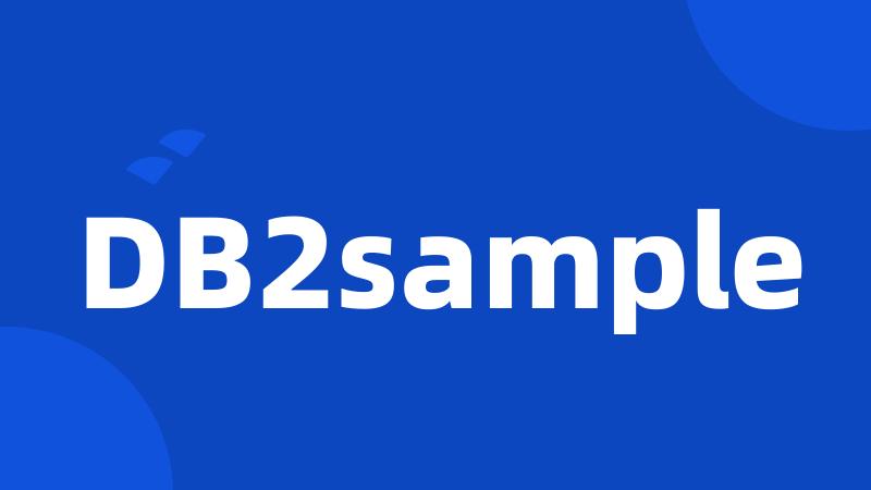 DB2sample