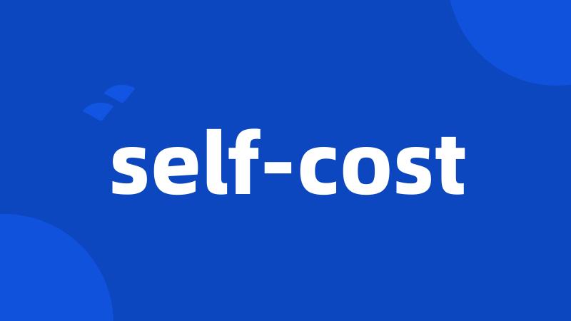 self-cost