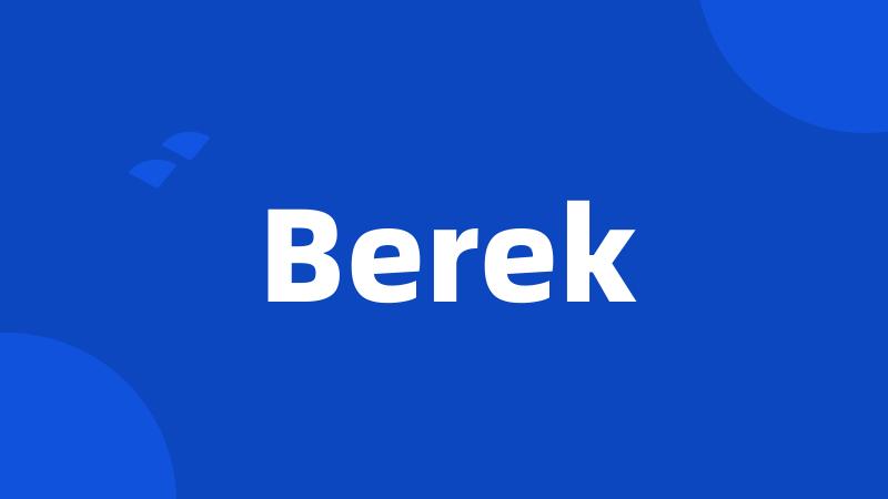 Berek