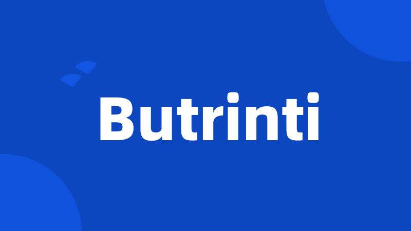 Butrinti