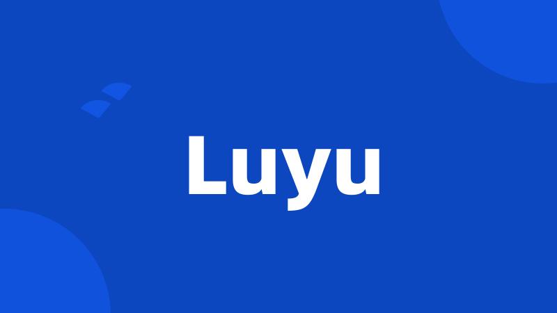 Luyu