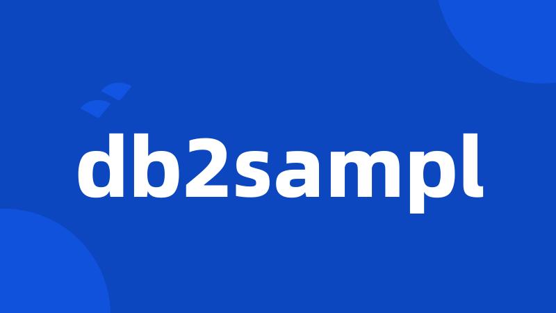 db2sampl