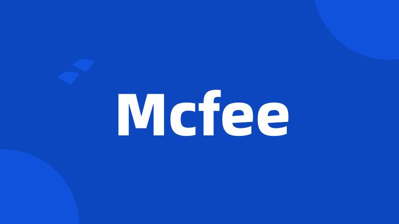 Mcfee