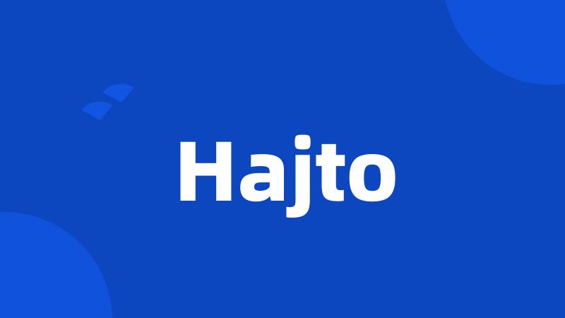 Hajto