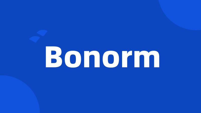 Bonorm