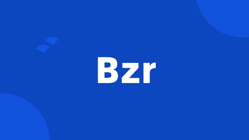 Bzr