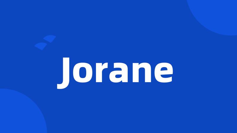 Jorane