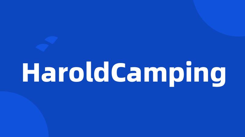 HaroldCamping