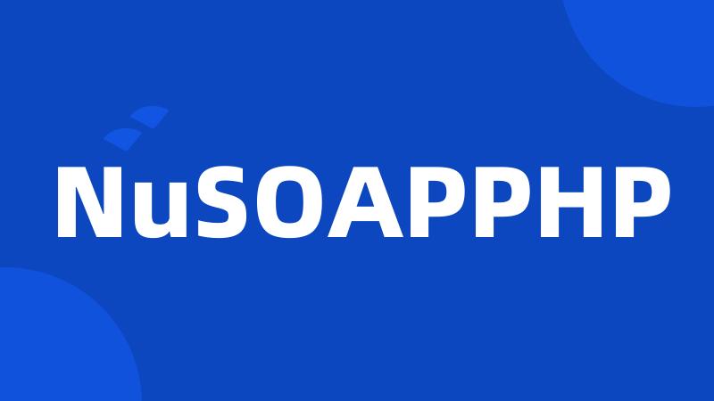 NuSOAPPHP