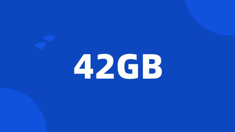 42GB