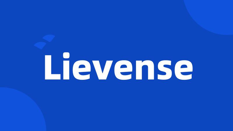 Lievense