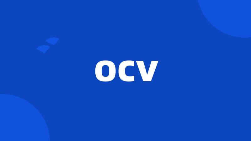 ocv