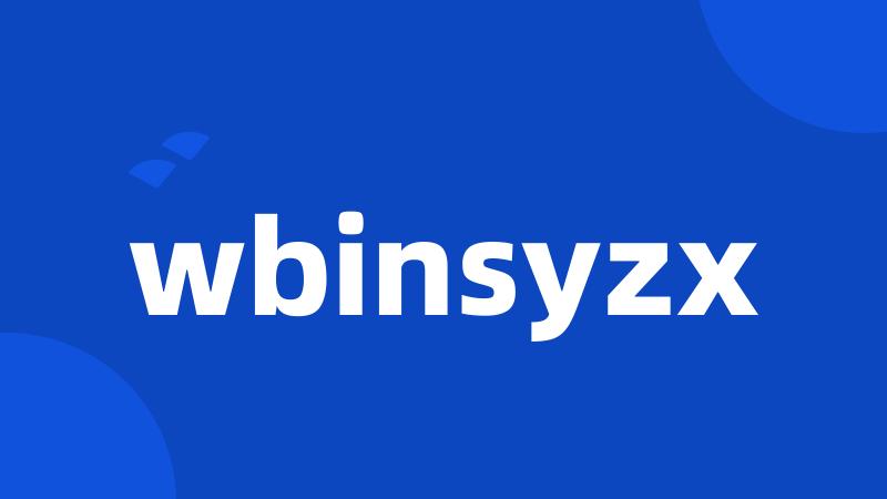 wbinsyzx