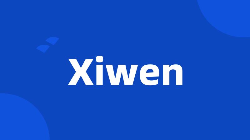 Xiwen