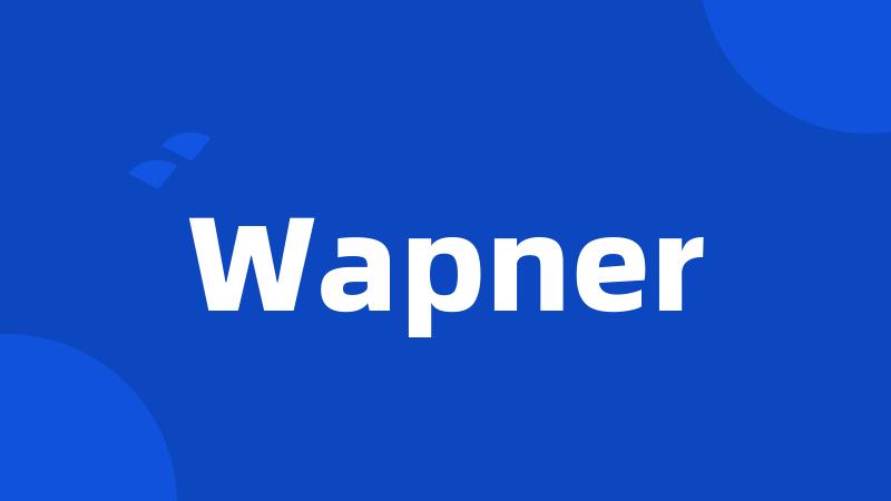 Wapner
