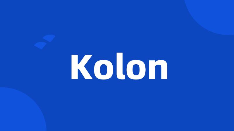 Kolon