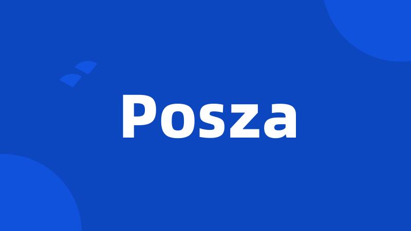 Posza