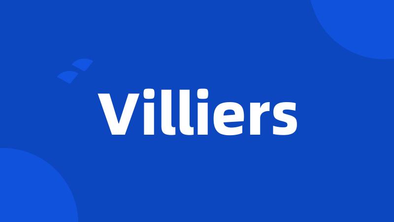 Villiers