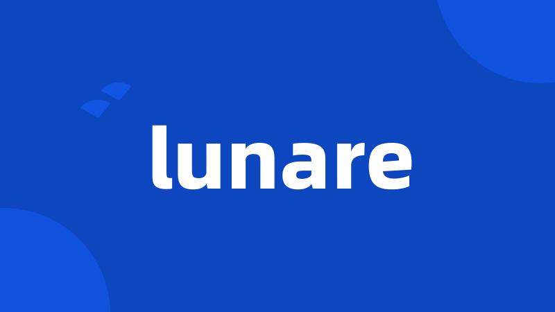 lunare