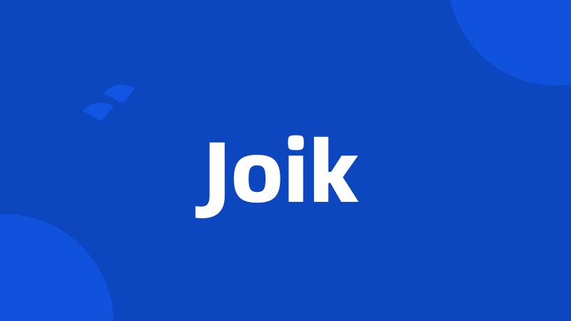 Joik