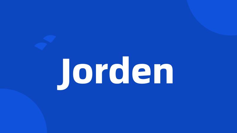 Jorden