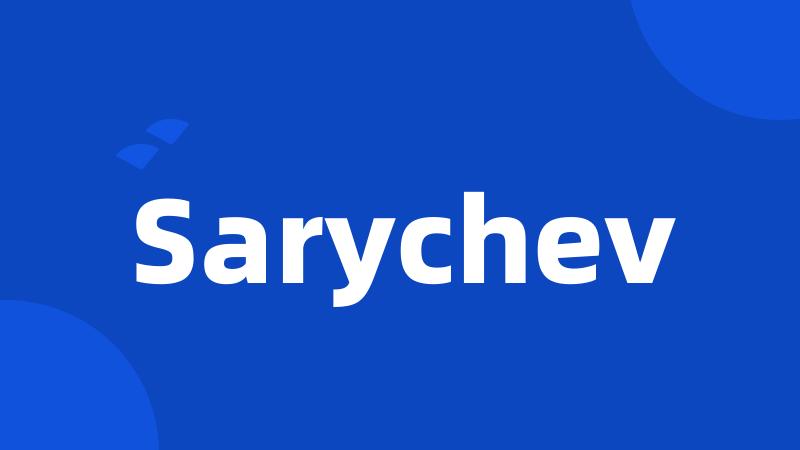 Sarychev