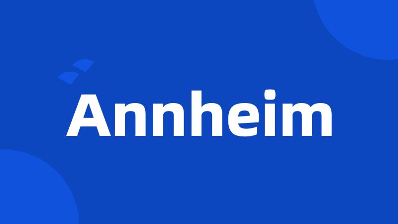 Annheim