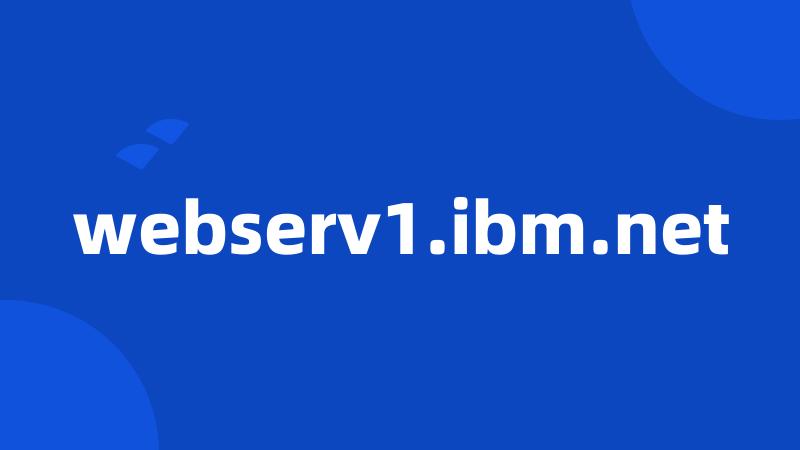 webserv1.ibm.net