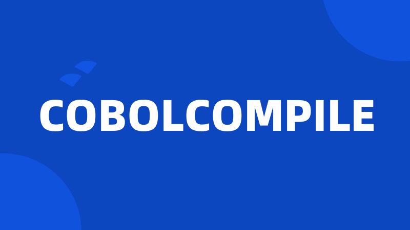 COBOLCOMPILE