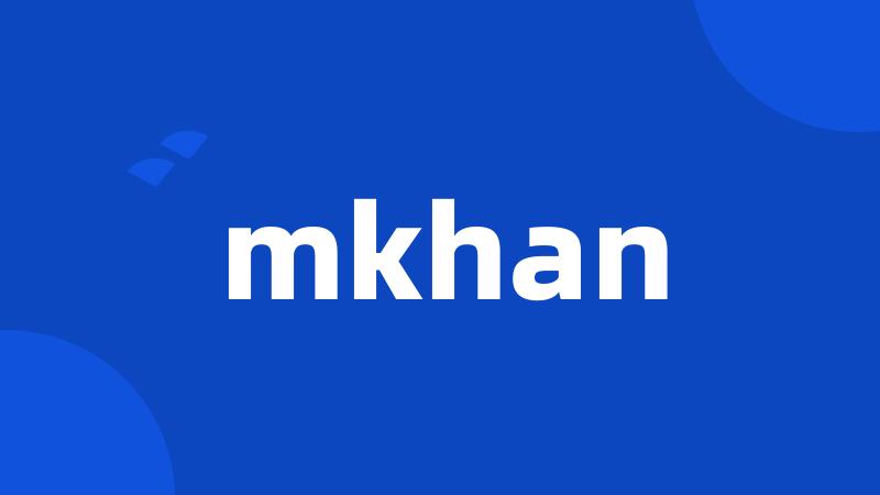 mkhan